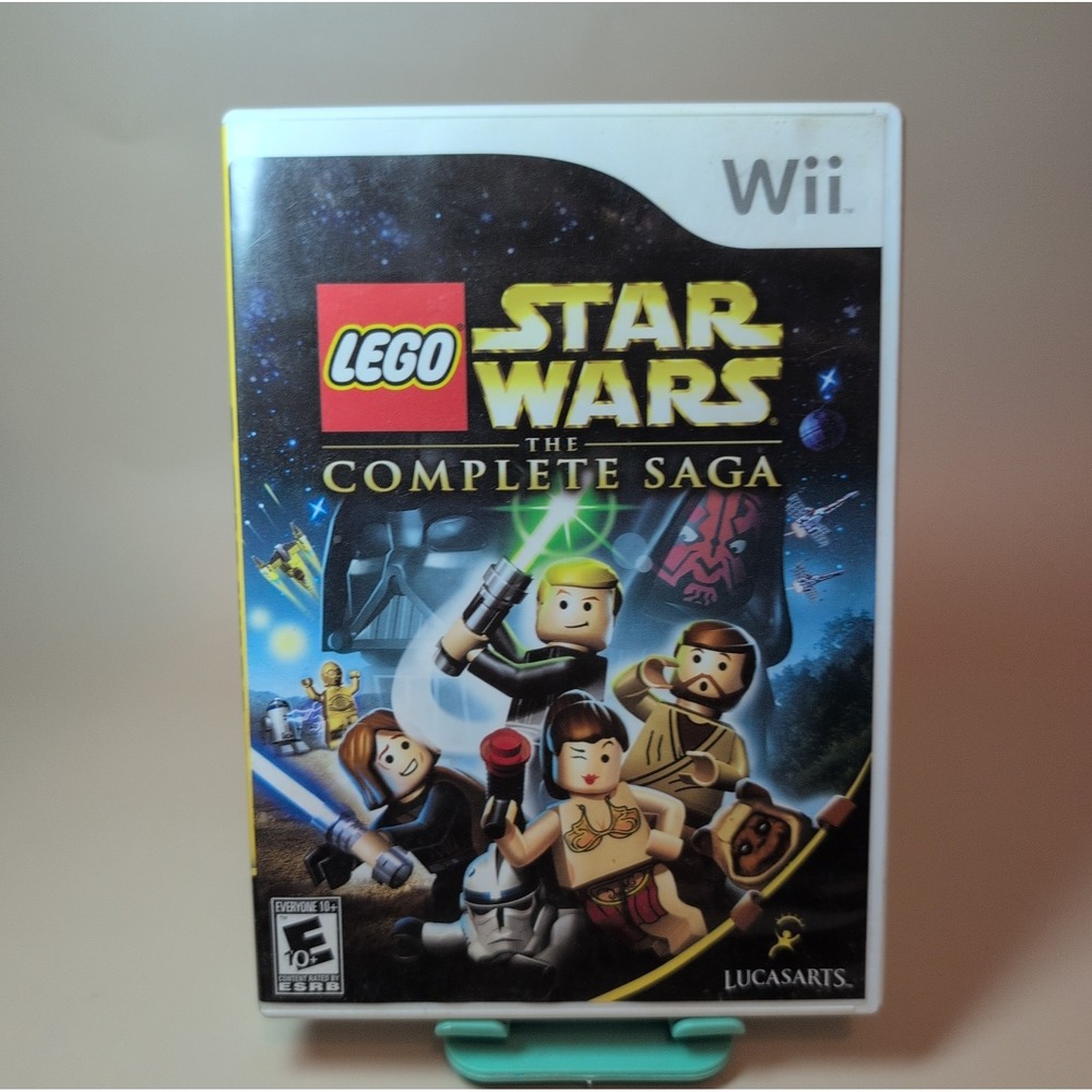 LEGO Star Wars The Complete Saga Nintendo Wii 2007 Video Game CIB LucasArts